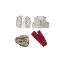 Movie Shrek Rumpelstiltskin White King Outfits Cosplay Costume Halloween Carnival Suit
