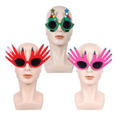 Terrifier 3 (2024) Art The Clown Santa Christmas Tree Hands Glasses Halloween Carnival Accessories Props