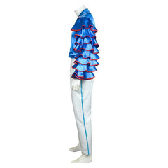 Movie The Mask Stanley Ipkiss Blue Shirt Dancing Outfits Cosplay Costume Halloween Carnival Suit