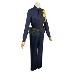 Movie Zootopia 2 Judy Hopps Blue Police Uniform Outfits Cosplay Costume Halloween Carnival Suit