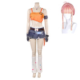 Overwatch 2 Mercy Le Sserafim Fearless Orange Set Outfits Cosplay Costume