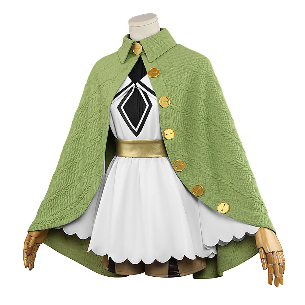 Mushoku Tensei Season 3 (2026) Sylphiette Greyrat Green Cloak Set Outfits Cosplay Costume