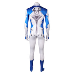 Mv Rivals (2024) Mister Fantastic Blue White Jumpsuit Outfits Cosplay Costume