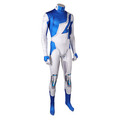 Mv Rivals (2024) Mister Fantastic Blue White Jumpsuit Outfits Cosplay Costume