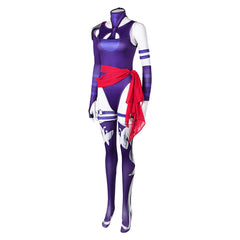 Mv Rivals (2024) Psylocke Vengeance Purple Bodysuit Outfits Cosplay Costume
