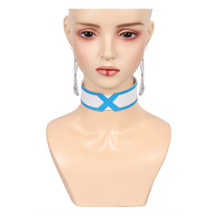 Mv Rivals (2025) Emma Frost White Queen Necklace Choker Earrings Cosplay Accessories Props