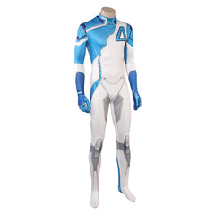 Mv Rivals (2025) Human Torch White Jumpsuit Outfits Cosplay Costume