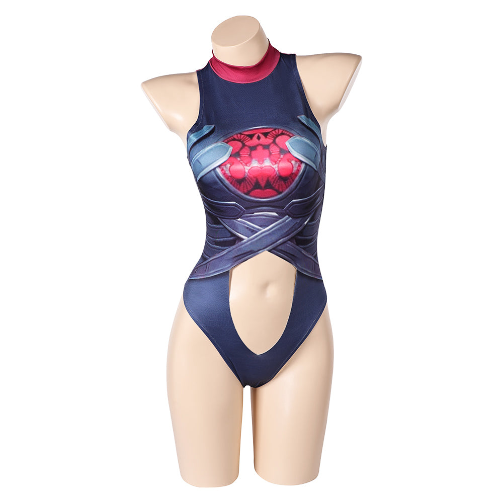 Mv Rivals (2025) Invisible Woman Susan Storm Malice Swimsuit Outfits Cosplay Costume - Coshduk