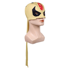 Mv Rivals (2025) Iron Fist Agamotto Yellow Mask Cosplay Accessories Props