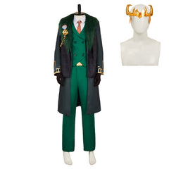 Mv Rivals (2025) Loki Green Presidential Suit Set Outfits Cosplay Costume