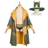 Mv Rivals (2025) Loki Green Swimsuit Robe Hat Set Outfits Cosplay Costume