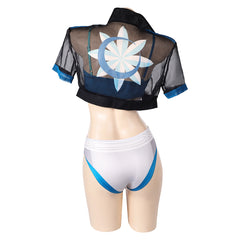 Mv Rivals (2025) Luna Snow Blue Swimsuit Outfits Cosplay Costume