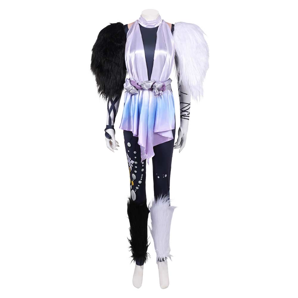 Mv Rivals (2025) Luna Snow Nolaehaneun Manyeo Black White Outfits Cosplay Costume
