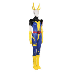 Mv Rivals (2025) Magik X-Uniform Blue Yellow Jumpsuit Set Outfits Cosplay Costume