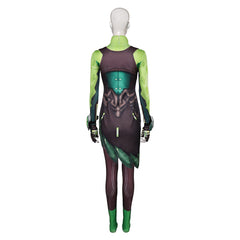 Mv Rivals (2025) Mantis Green Jumpsuit Outfits Cosplay Costume Carnival Suit