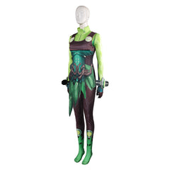 Mv Rivals (2025) Mantis Green Jumpsuit Outfits Cosplay Costume Carnival Suit