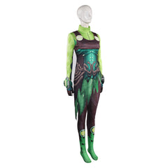 Mv Rivals (2025) Mantis Green Jumpsuit Outfits Cosplay Costume Carnival Suit