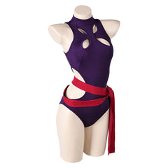 Mv Rivals (2025) Psylocke One Piece Purple Swimsuit Outfits Cosplay Costume