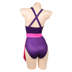 Mv Rivals (2025) Psylocke Purple Pink Swimsuit Outfits Cosplay Costume