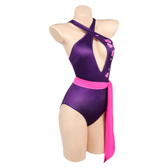 Mv Rivals (2025) Psylocke Purple Pink Swimsuit Outfits Cosplay Costume