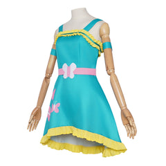 My Little Pony Equestria Girls Fluttershy Blue Dress Outfits Cosplay Costume