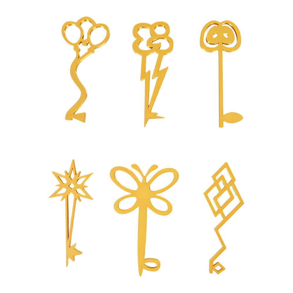My Little Pony Six Keys Of Harmony Pendants Cosplay Accessories Props