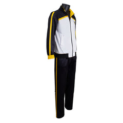 Natsuki Subaru Casual White Black Sportswear Outfits Cosplay Costume