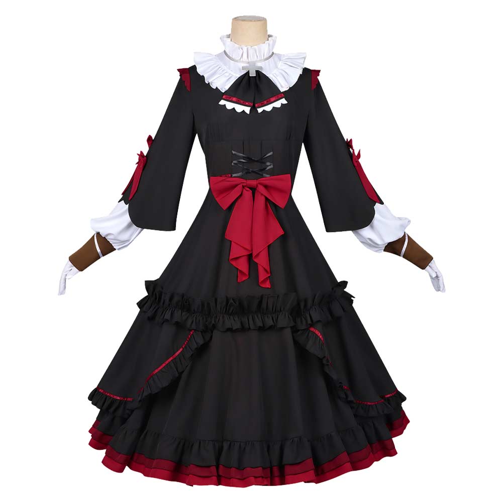 Needy Girl Overdose (2026) Michica Gokubara Black Dress Lolita Set Outfits Cosplay Costume