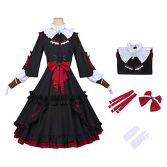 Needy Girl Overdose (2026) Michica Gokubara Black Dress Lolita Set Outfits Cosplay Costume