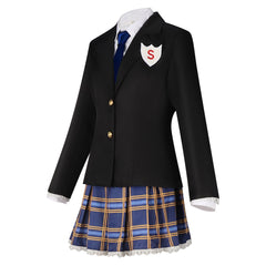 New Panty & Stocking (2025) Stocking Black School Uniform Set Outfits Cosplay Costume