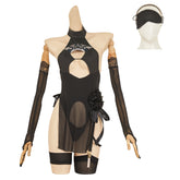 NIKKE NieR: Automata 2B Black Sexy Swimsuit Set Outfits Cosplay Costume