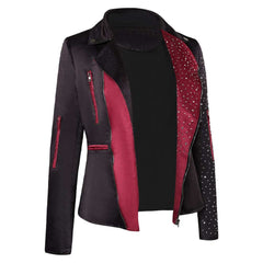 O'Dessa (2025) O'Dessa Red Black Jacket Coat Outfits Cosplay Costume