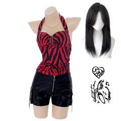 Obsession (2026) Nikki Freeman Red Black Set Outfits Halloween Cosplay Costume