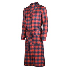 One Battle After Another (2025) Bob Ferguson Red Plaid Jacket Coat Cosplay Costume