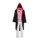 One Piece Donquixote Rosinante Pink Black Set Outfits Cosplay Costume Halloween Carnival Party Suit