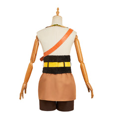 One Piece Elbaph Arc (2026) Luffy Brown Leather Set Outfits Cosplay Costume
