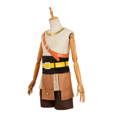 One Piece Elbaph Arc (2026) Luffy Brown Leather Set Outfits Cosplay Costume
