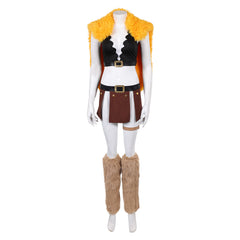 One Piece Elbaph Arc (2026) Nami Black Yellow Set Outfits Cosplay Costume