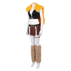 One Piece Elbaph Arc (2026) Nami Black Yellow Set Outfits Cosplay Costume