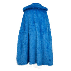 One Piece Elbaph Arc (2026) Sanji Blue Plush Cloak Outfits Cosplay Costume