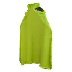 One Piece Elbaph Arc (2026) Zoro Green Plush Cloak Cape Outfits Cosplay Costume