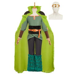 One Piece Elbaph Arc (2026) Zoro Green Set Outfits Cosplay Costume Carnival Suit