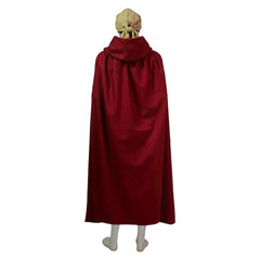 One Piece Enies Lobby Usopp Sogeking Red Cloak Brown Set Outfits Cosplay Costume