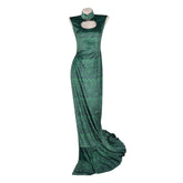 One Piece Heroines (2026) Boa Hancock Green Cheongsam Dress Outfits Cosplay Costume