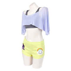 One Piece Heroines (2026) Uta Top Yellow Shorts Set Outfits Cosplay Costume