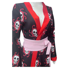 One Piece Live-action 2 (2026) Boa Hancock Black Kimono Outfits Cosplay Costume