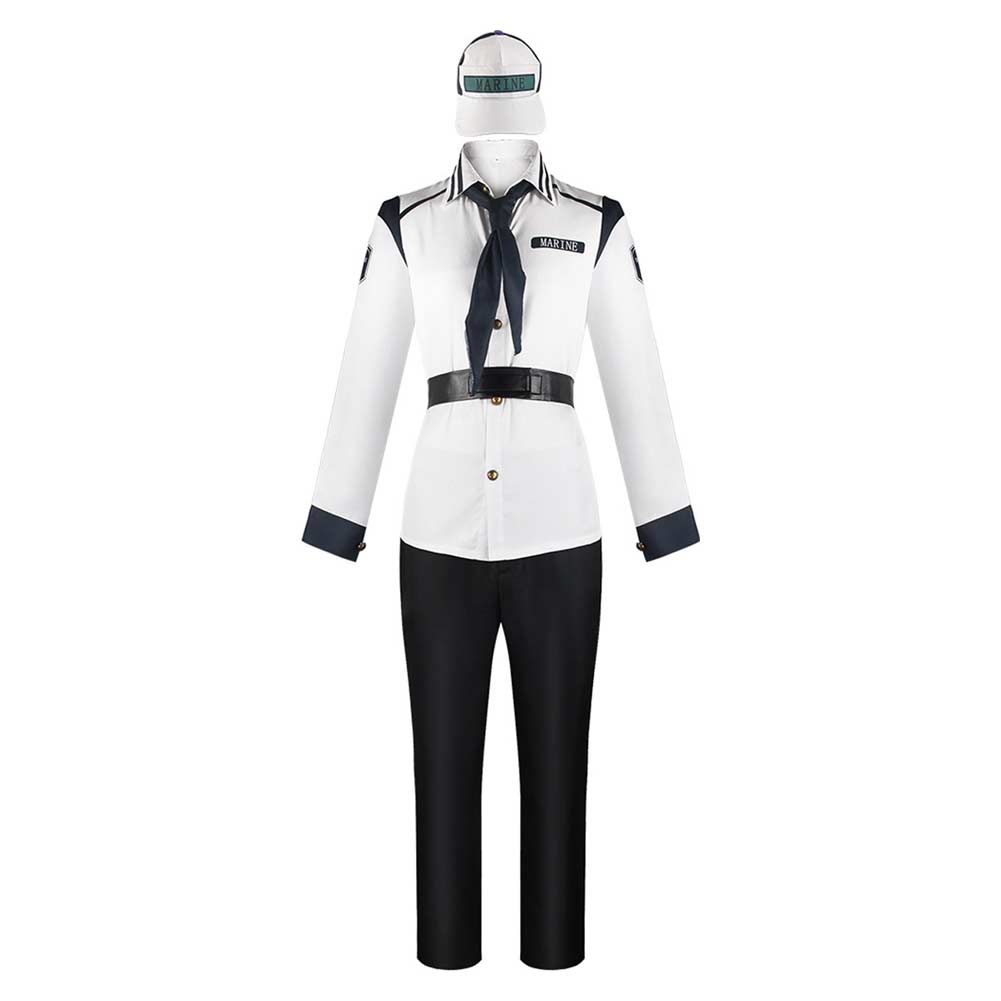 One Piece Live-action 2 (2026) Koby White Marine Uniform Set Outfits Cosplay Costume