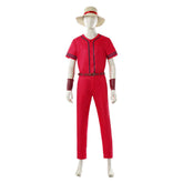 One Piece Live-action 2 (2026) Luffy Red Shirt Set Outfits Cosplay Costume