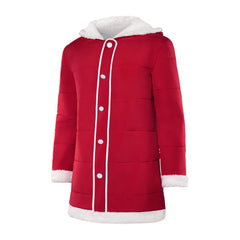 One Piece Live-action 2 (2026) Luffy Red Winter Hooded Jacket Coat Outfits Cosplay Costume