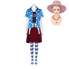 One Piece Live-action 2 (2026) Marianne Miss Goldenweek Blue Red Set Outfits Cosplay Costume